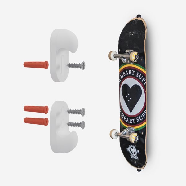 Vertical Skateboard Brackets / Wall Mount inc fixings - Image 2