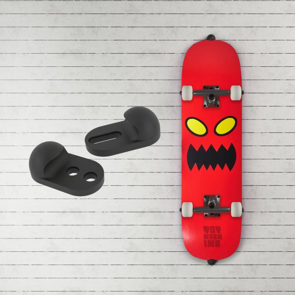 Vertical skateboard brackets