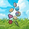 Pokemon Kanto Badges 3D Files (STL, X3D, Blend, PNG)