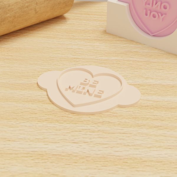 Love Heart Fondant Stamps – 6 Pack (60mm) | Valentine's Embossers for Baking - Image 8