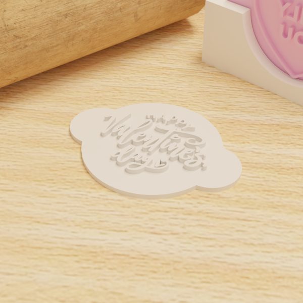 Valentine's Fondant Stamps – Mixed Pack of 6 (60mm) | Embossers for Baking - Image 3