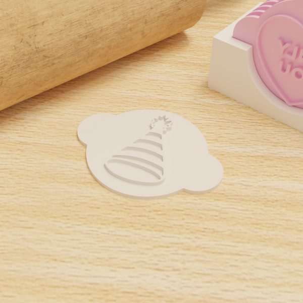 Happy Birthday Fondant Stamps – Mixed Pack of 6 (60mm) | Baking Embossers - Image 6